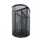 Universal 4.13 in. Diameter x 6 in. Height 3-Compartment Metal Mesh Pencil Cup - Black